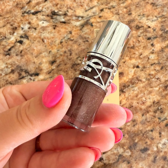 YSL NEW Loveshine Plumping Lip Oil Gloss - Shade 06 Espresso Stardust - Picture 3 of 9